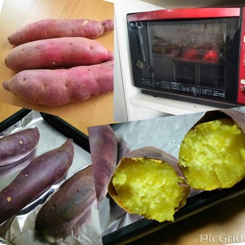 お疲れさ~ん!の焼き芋~☆(゚∇゚☆)