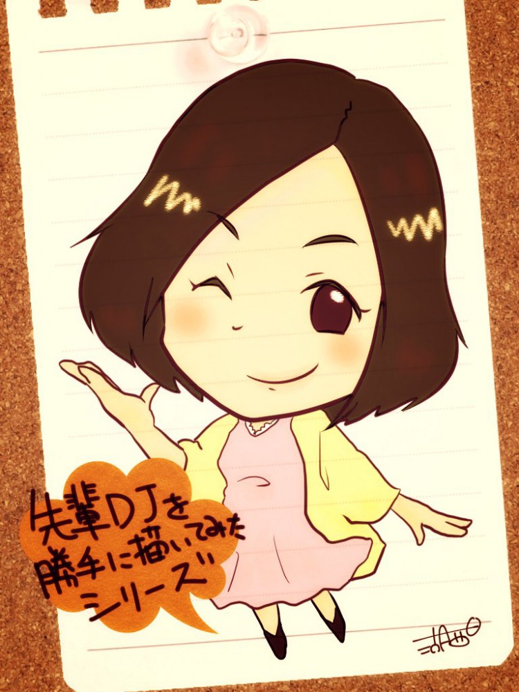 先輩DJを勝手に描いてみたシリーズ