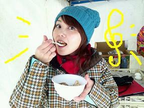 雪のにちようび。