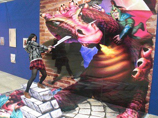 ☆1月8日☆視覚トリック3Dアート展☆