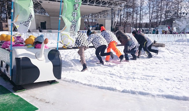 ☆2月5日☆おびひろ氷まつり・今日は2回リポートしました(^