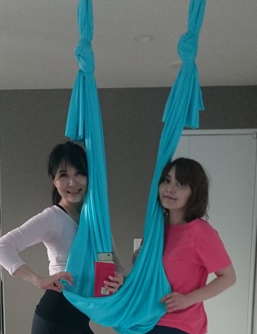 ☆3月11日☆エアリアルヨガ@緑ヶ丘☆