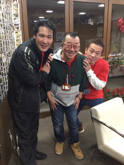 11/30 ボクサー坂本博之さん、川嵜竜希さん、サンタラン