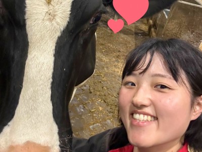 畜大　うしぶ。川合尚子さん