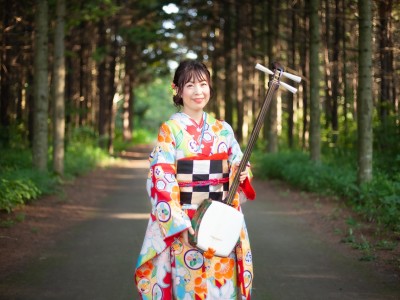 加藤流三絃会代表の加藤恵理奈さんゲストIN♪